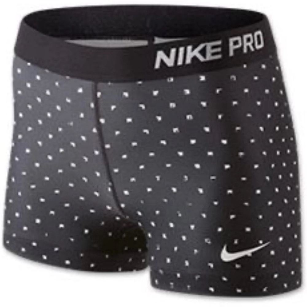 Nike Pro Shorts 3" AOP Polka Square Pattern Woman’s Size Small